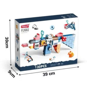 Bộ lắp ghép lego , robot cao cấp, 130 chi tiết 1682