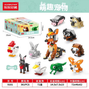 SET LEGO LẮP GHÉP 10IN1 9101