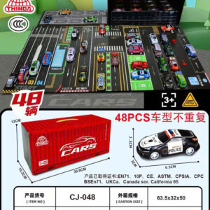 Container chở 48 xe hợp kim kèm bản đồ