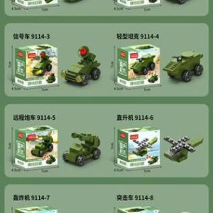 SET LEGO LẮP GHÉP 10IN1 9114/1-9114/10