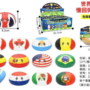 Bánh bao squishi cờ các nước world cup 2026