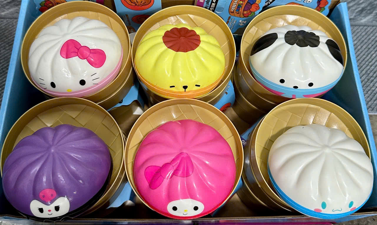 Bánh bao squishi hoạt hình kurumi, melody