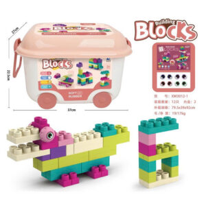 LEGO NHỰA DẺO 50 PCS CÓ HỘP ĐỰNG XM3011