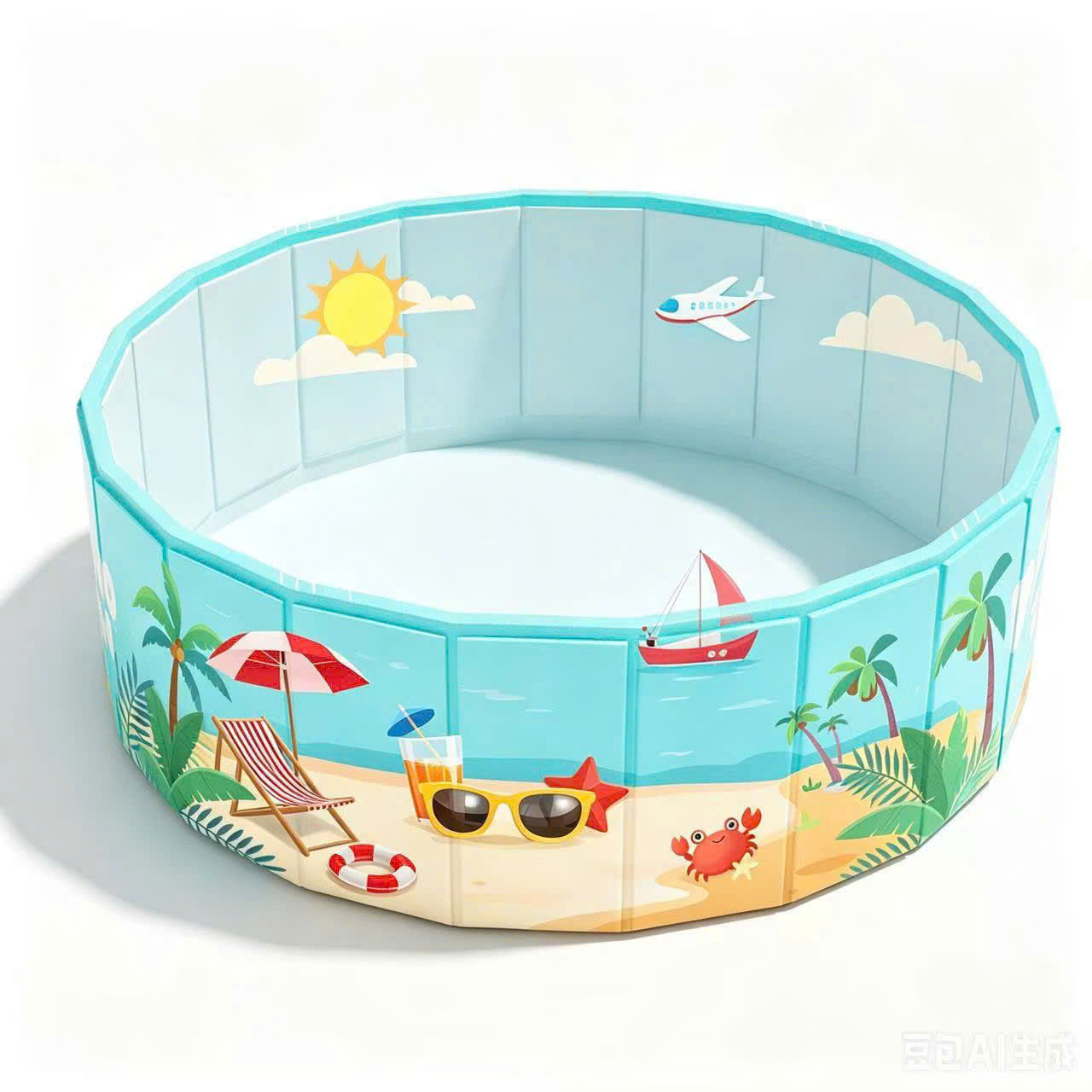Bể bơi gấp gọn mẫu mới 1m2