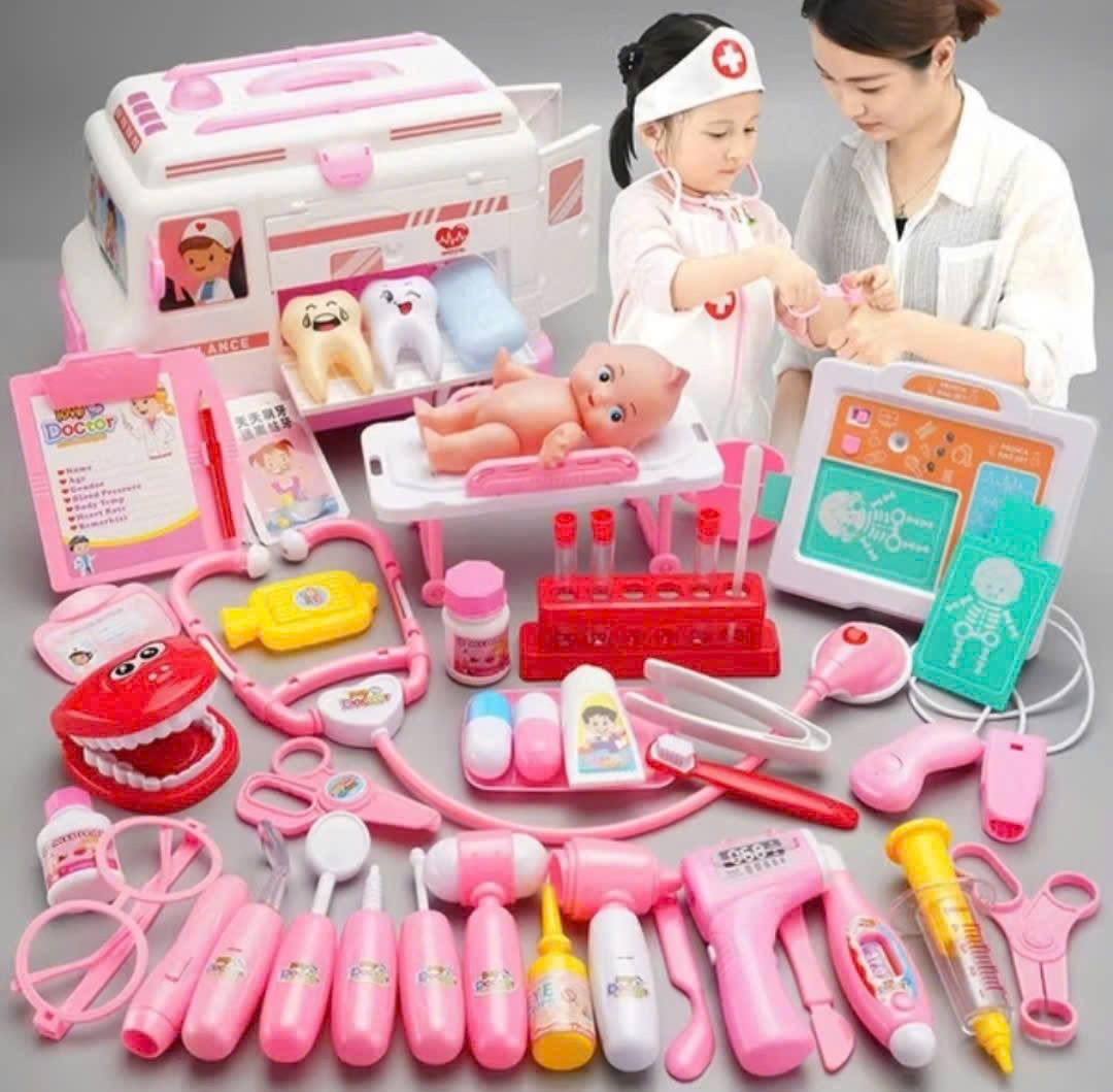 Xe cứu thương có nhạc và đèn, có thể di chuyển được H325A