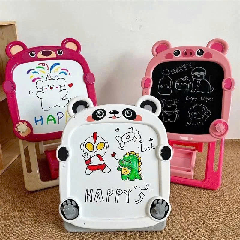 🎯 đồ chơi bảng vẽ gấu dâu,gấu trúc, heo - Ảnh 3