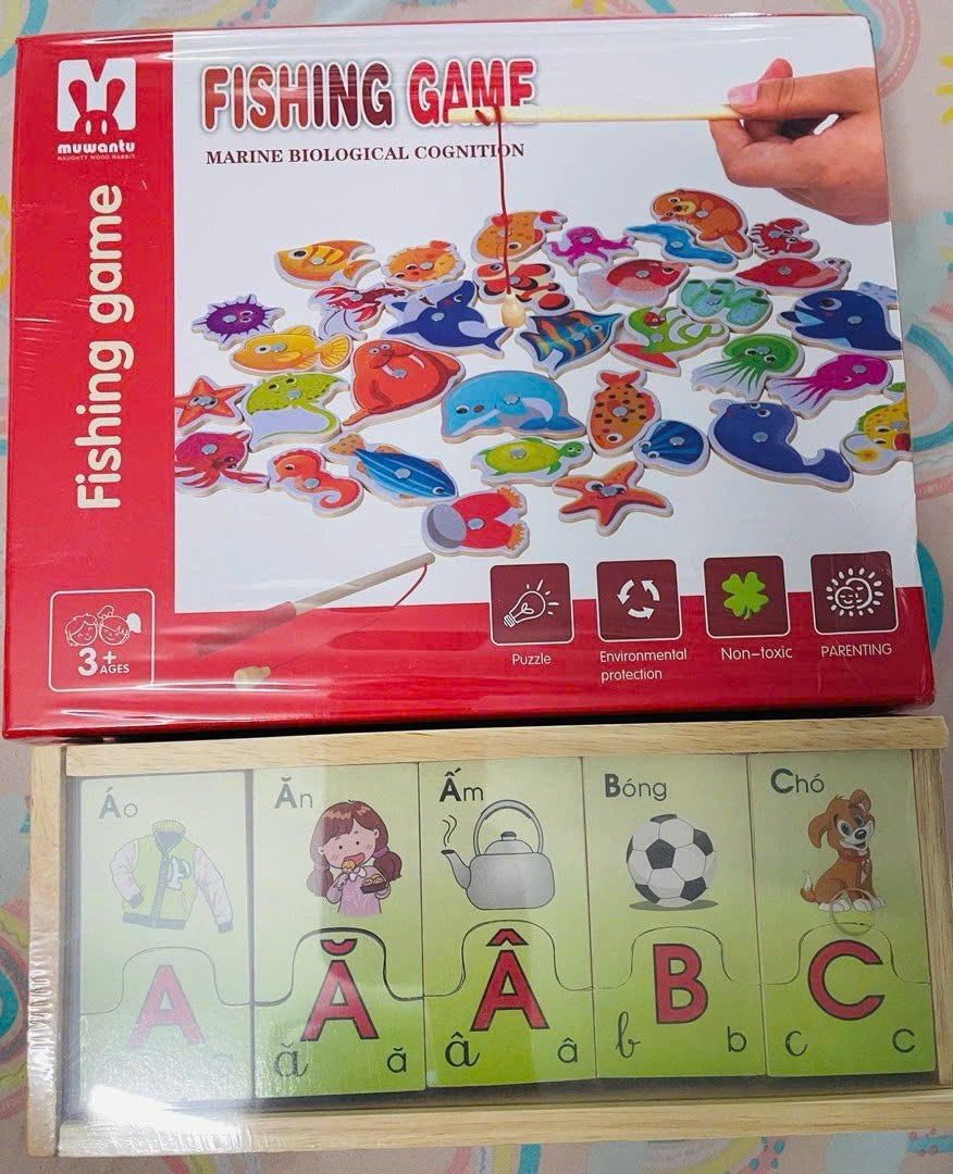Câu cá gỗ 34pcs YH-34